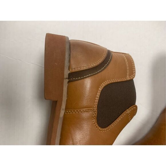 Girls Tan Cute Booties - Picture 2 of 9